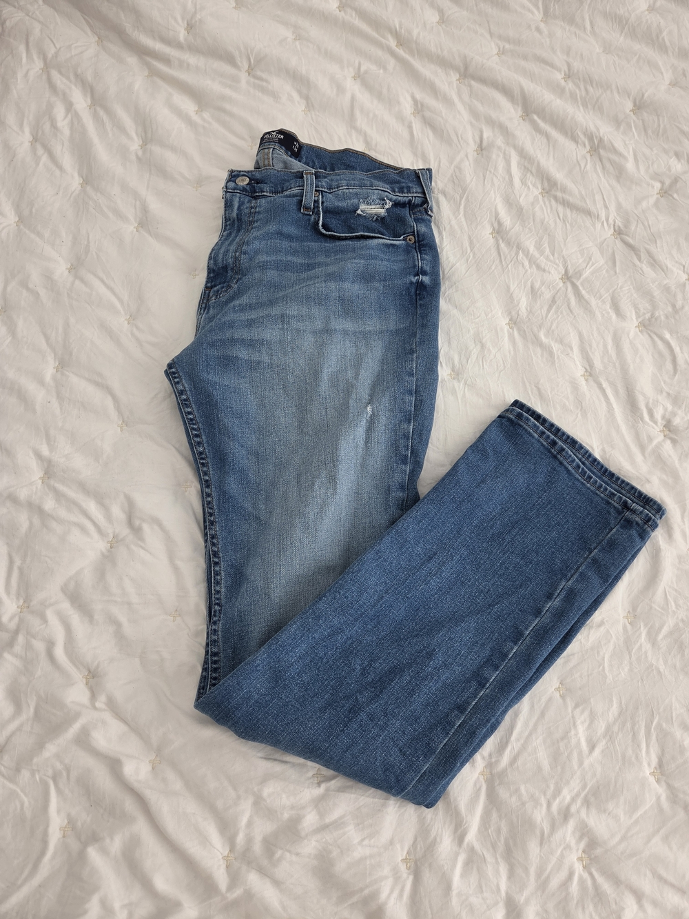 Hollister Men's Medium Blue Slim Straight Jeans